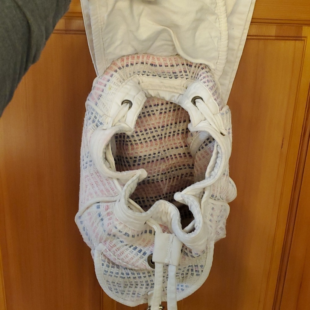 Roxy Multicolor Woven Drawstring Backpack Cream P… - image 7